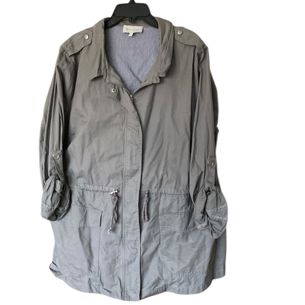 Gray Utility Jacket 2X